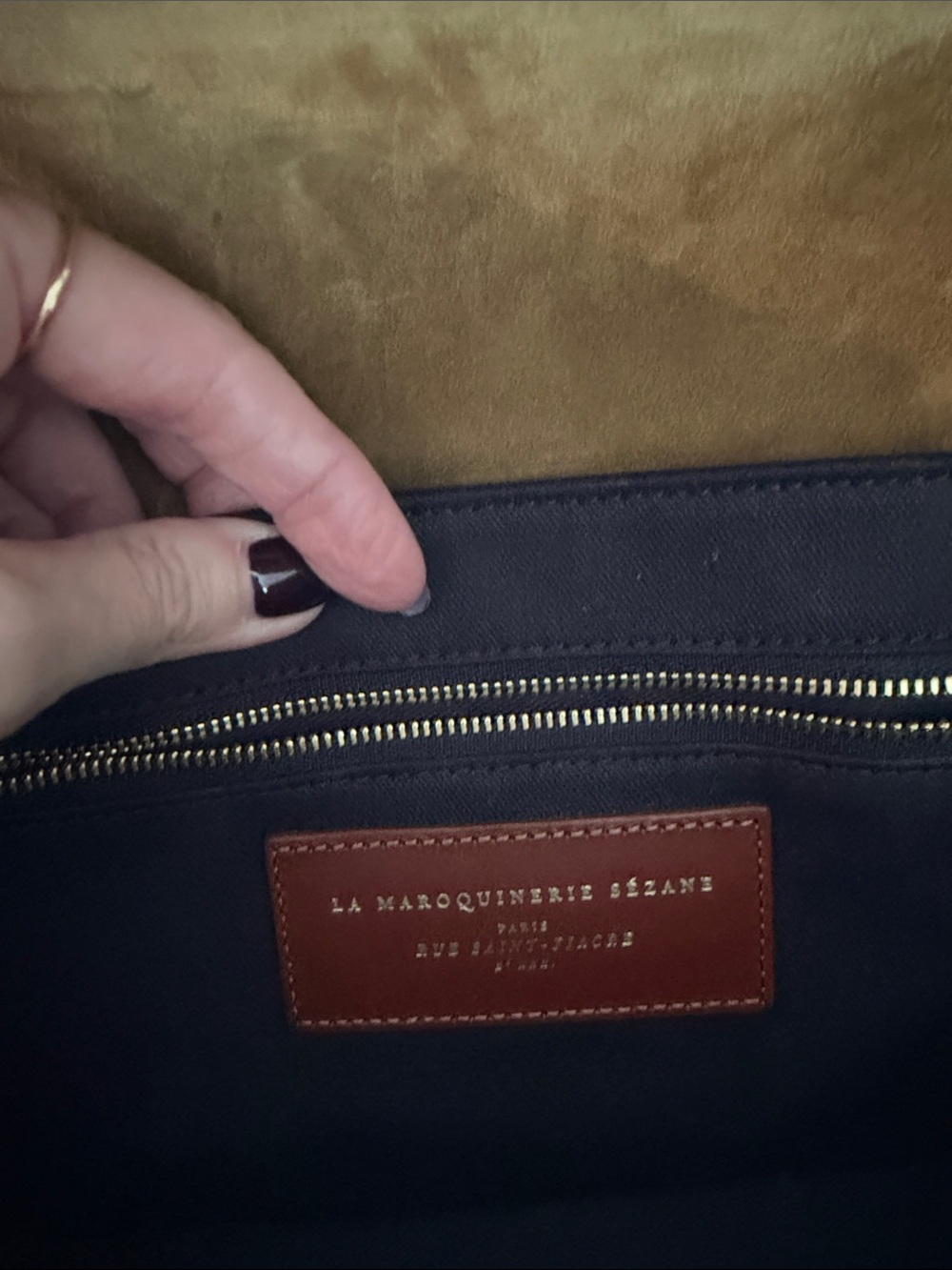 Sézane Milo Vintage Bag in Multi Taupe - Picture 4 of 7